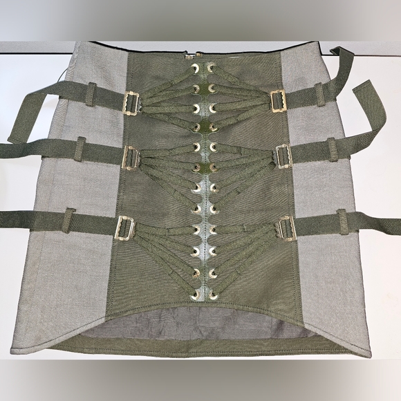 Dion Lee Laced Slider Mini skirt & corset - Picture 3 of 8